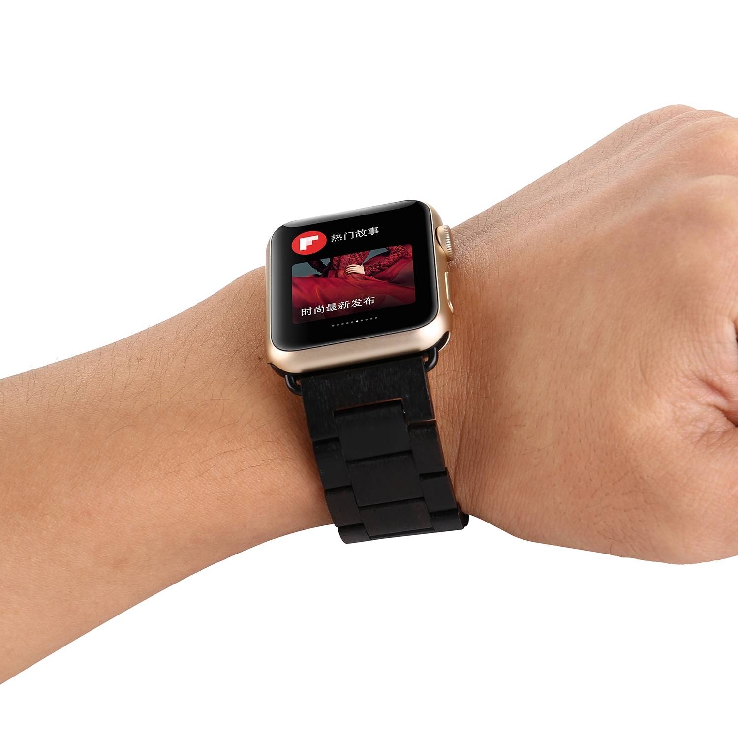 Für Apple Watch Series 10 42mm / 9 8 7 41 / 6 SE 5 4 40 Holz Armband