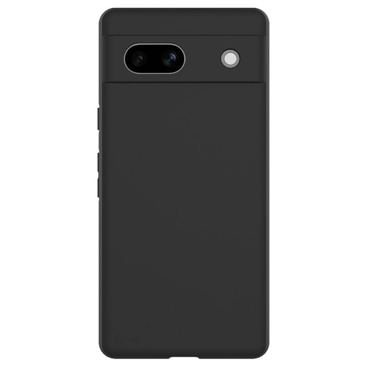 Für Google Pixel 8a Silikon TPU Schutz Handy Hülle Case Cover Schwarz