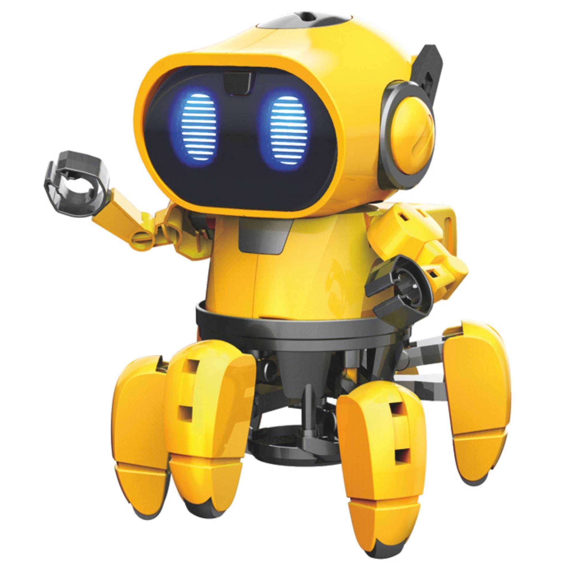 Tobbie Bildungsroboter mit 2 Modi und 6 Beinen, interaktives STEM-Bauset