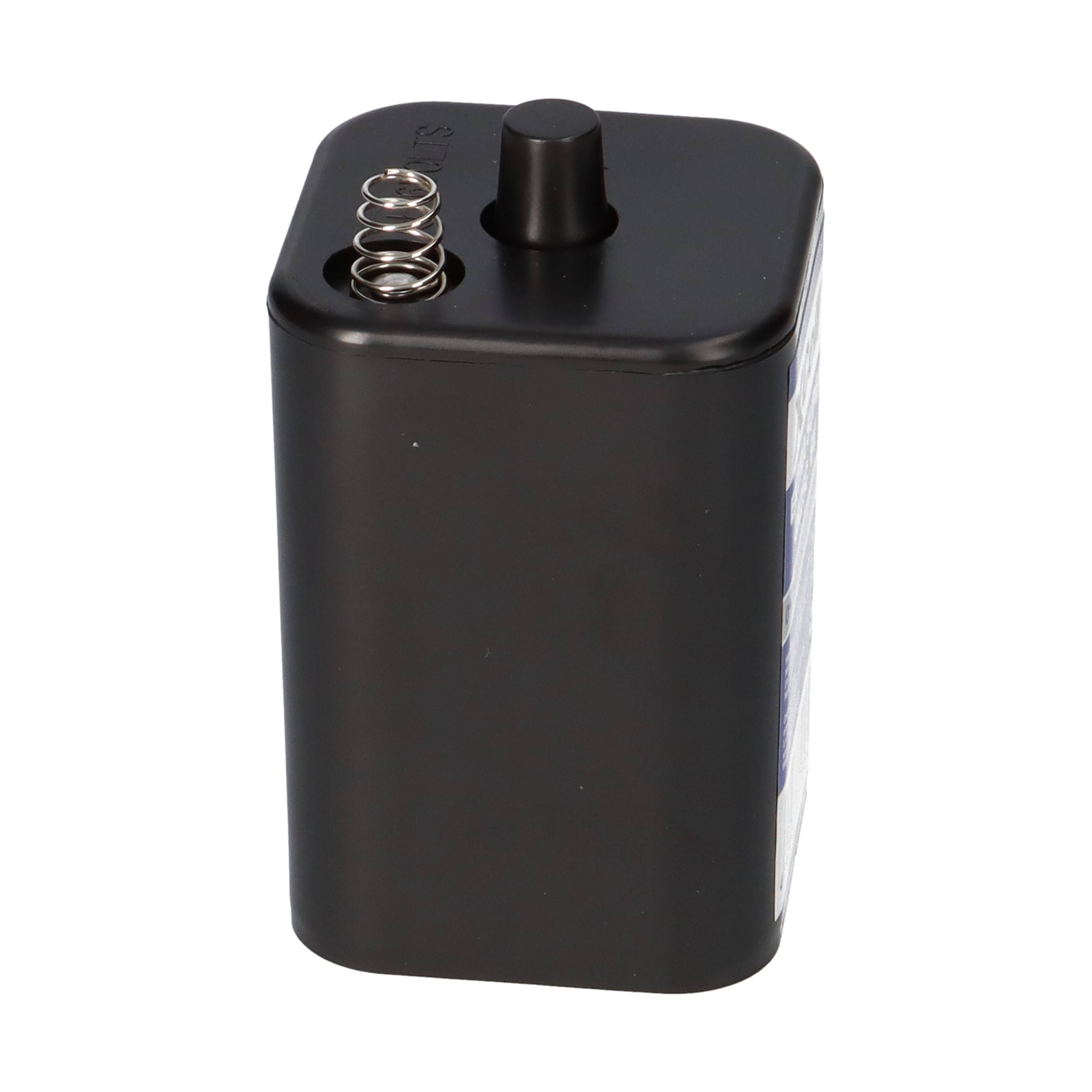 6x XCell 4R25C Blockbatterie 6V 9,5Ah – passend für Baustellenleuchten, Warnlampen & Weidezaun