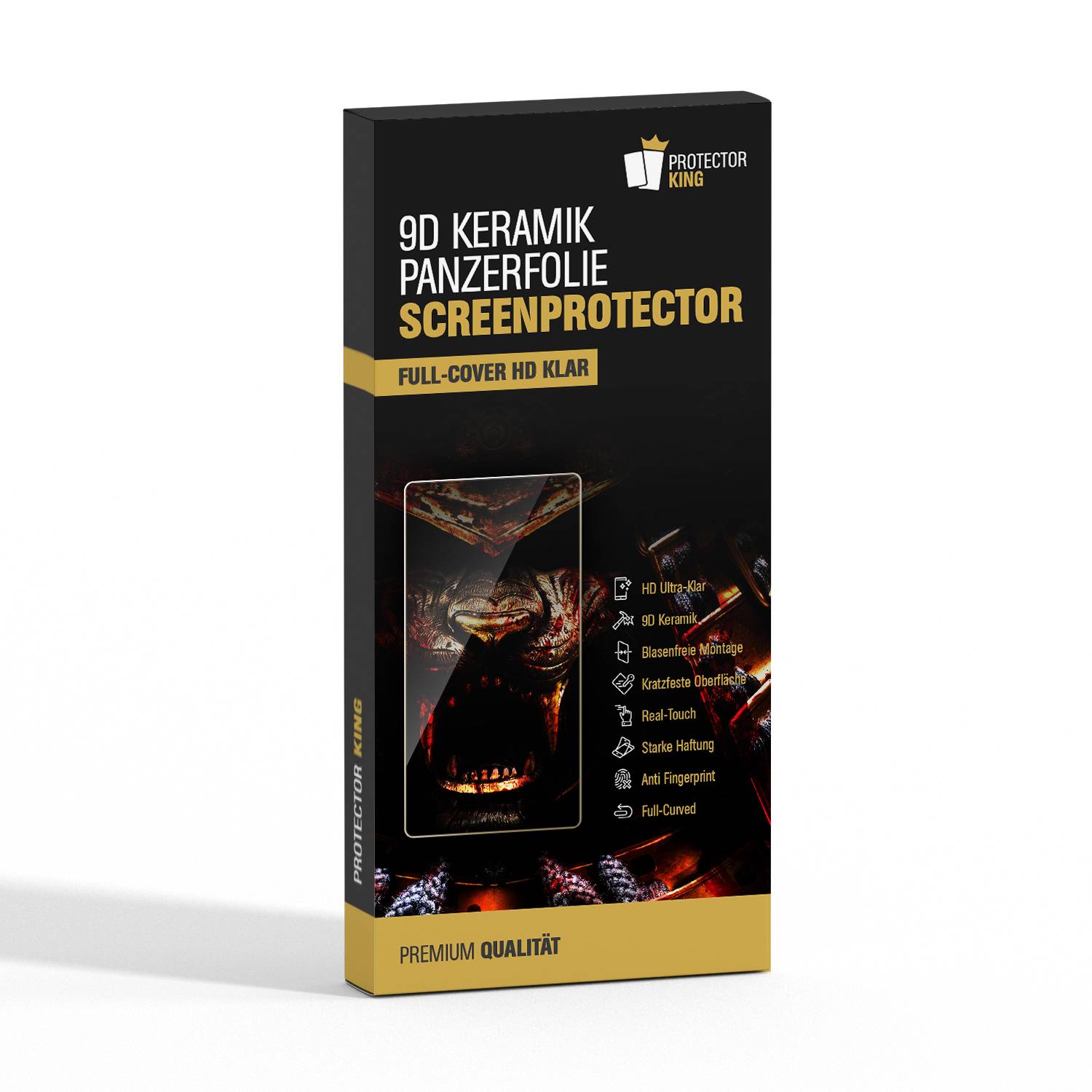 3x 9D Keramik-Glass für Apple Watch Ultra 2 49mm 3D KLAR Panzerfolie Displayschutz Schutzfolie Ceramic Screen-Protector