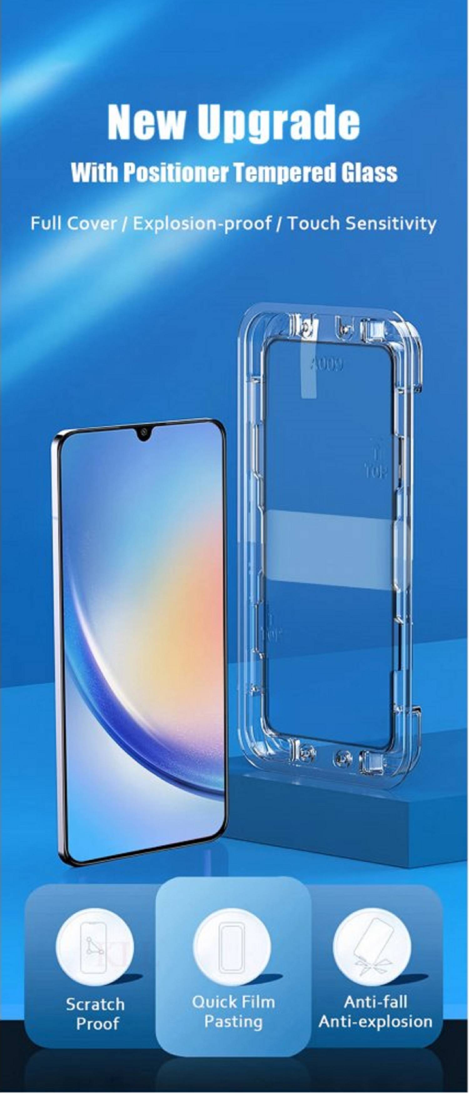 2x Blickschutz 9H Panzerhartglas für Samsung Galaxy S23 FE Sichtschutz echtes Tempered Panzerglas Displayschutz Schutzglas Screen Protector