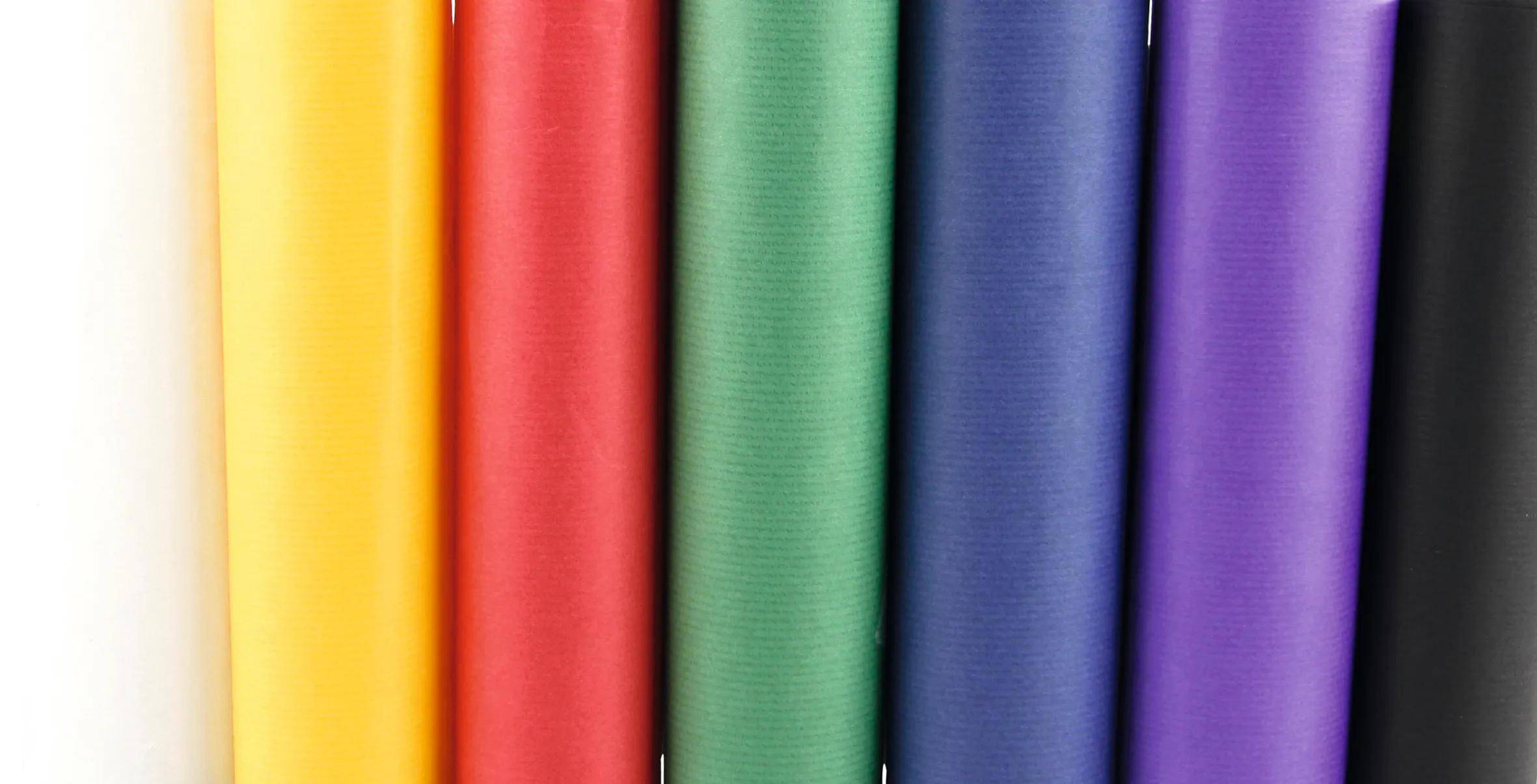 Clairefontaine 50x Kraftpapier 50 Rollen 3x0,70m Lebendige Farben sort. 95798C