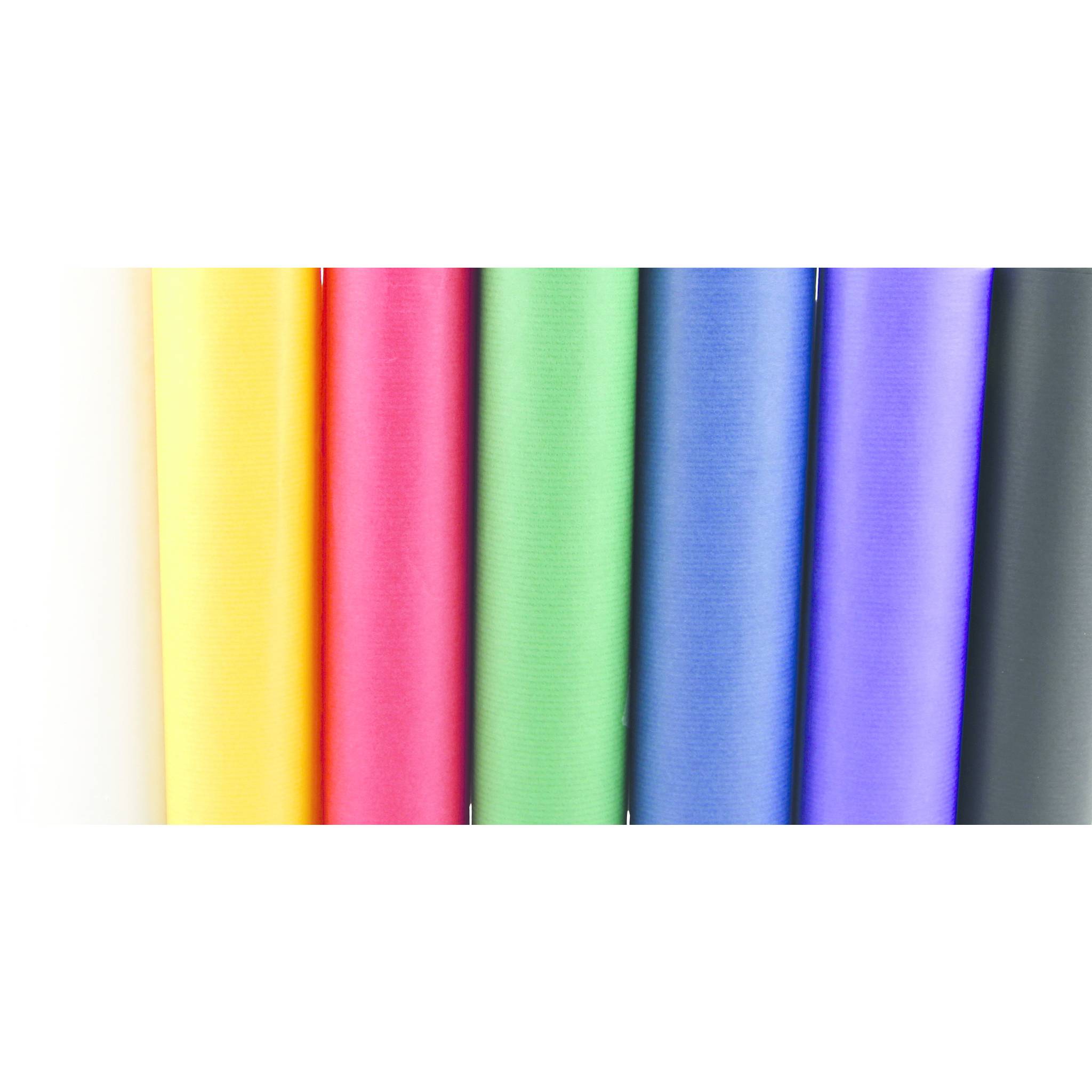 Clairefontaine 50x Kraftpapier 50 Rollen 3x0,70m Lebendige Farben sort. 95798C