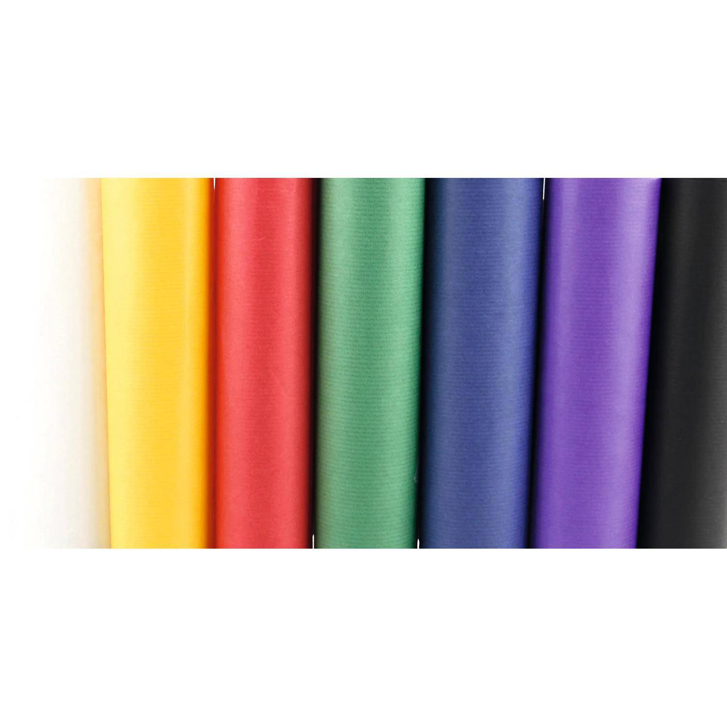 Clairefontaine 50x Kraftpapier 50 Rollen 3x0,70m Lebendige Farben sort. 95798C