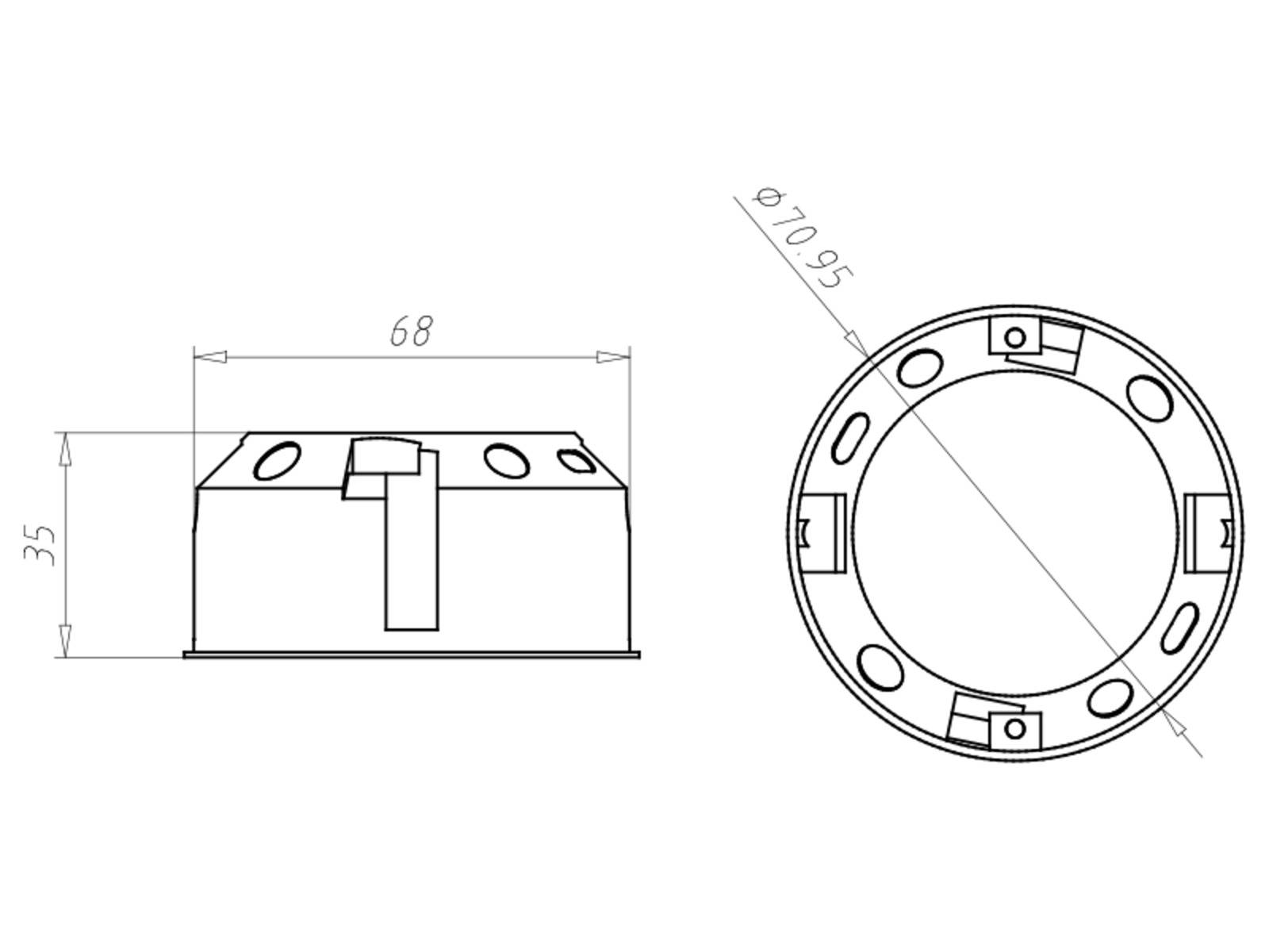 Kaiser Hohlwanddose 9061-01