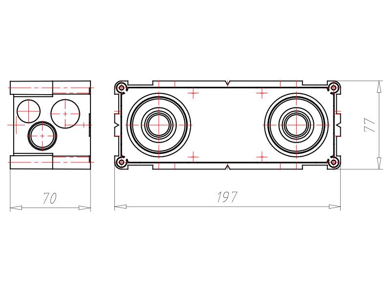 Kaiser Einlasskasten Varifix 3x1 9902.23