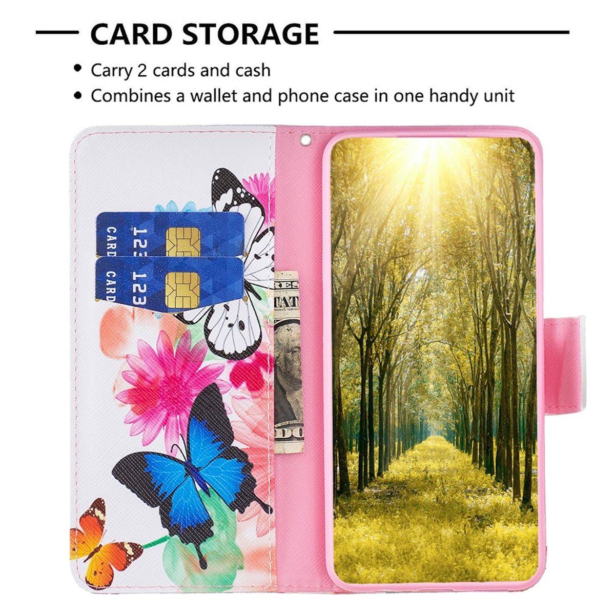 Für Google Pixel 8a Kunstleder Handy Tasche Hülle Book Motiv 1 Case