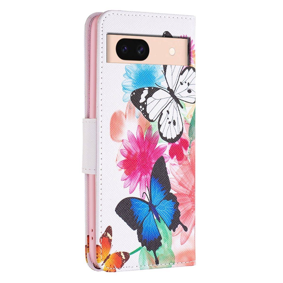 Für Google Pixel 8a Kunstleder Handy Tasche Hülle Book Motiv 1 Case