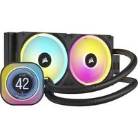 CORSAIR iCUE Link LCD H100i RGB - Prozessor-Flüssigkeitskühlsystem - Kühlergröße: 240 mm - (für: LGA1156, LGA1155, LGA11