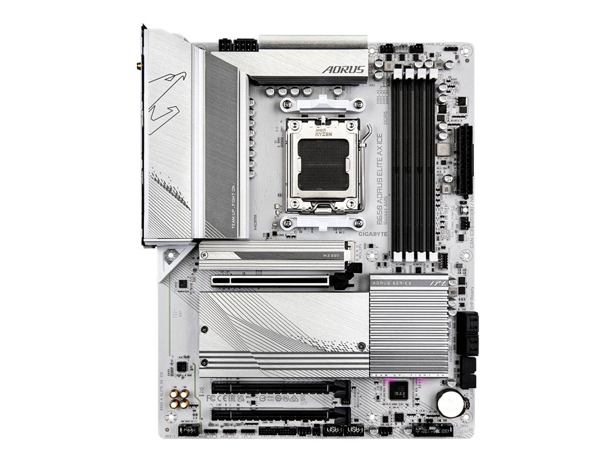 Gigabyte B650 AORUS ELITE AX ICE - Motherboard - ATX - Socket AM5 - AMD B650 Chipsatz - USB 3.2 Gen 1, USB 3.2 Gen 2, US
