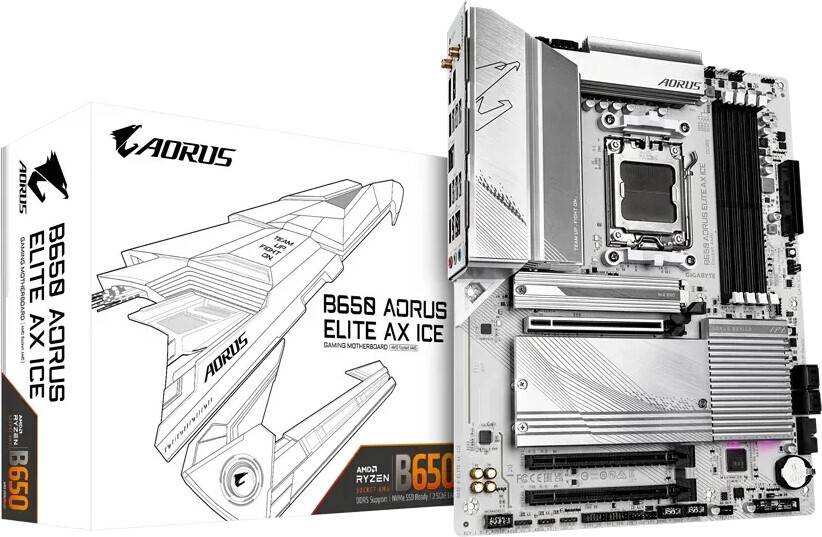 B650 A ELITE AX ICE B650,AM5,ATX,DDR5