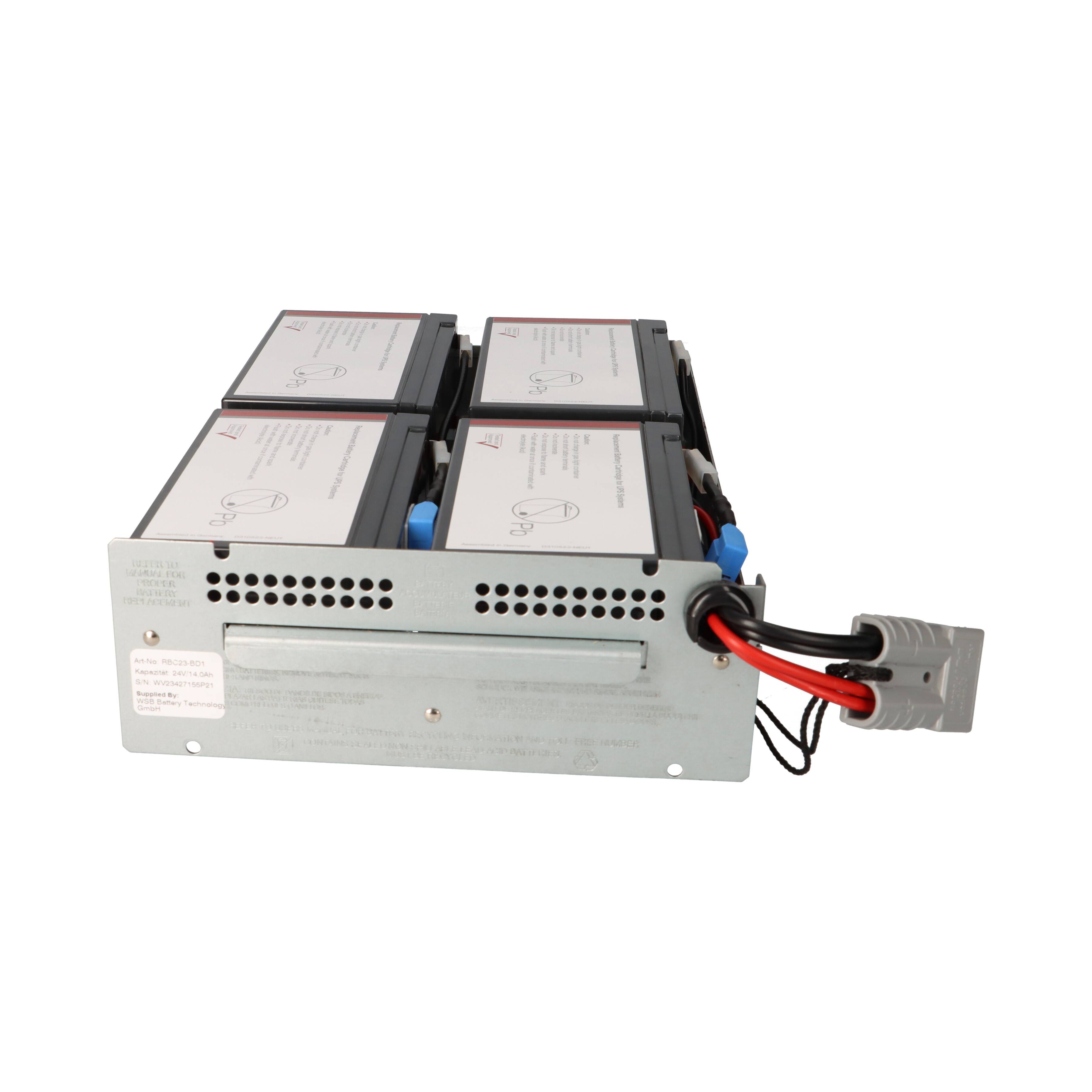 RBC23 USV-Batteriemodul für APC Smart UPS 1000 – Plug & Play