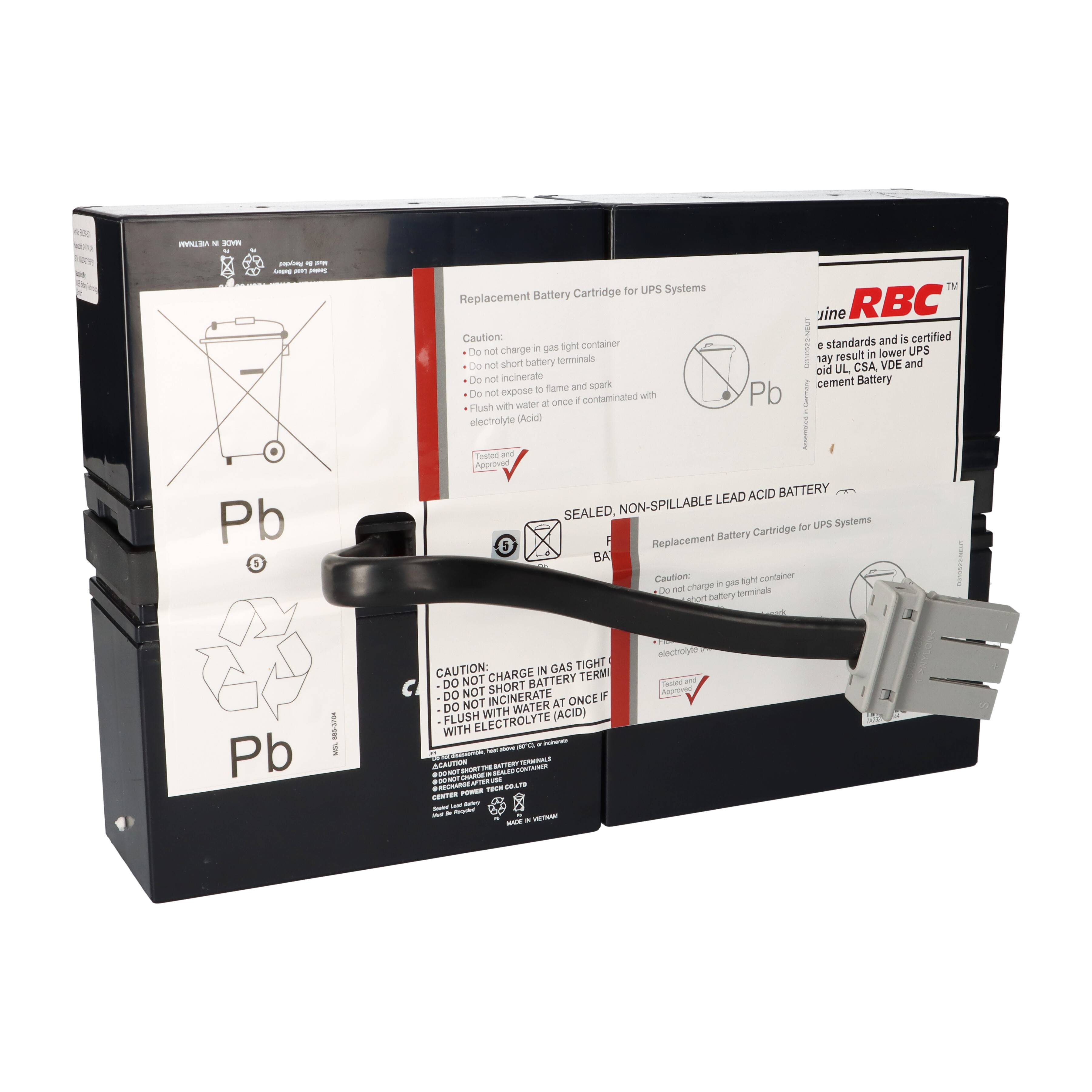 RBC59 Plug-&-Play-Ersatzakku für APC Smart UPS SC 1500