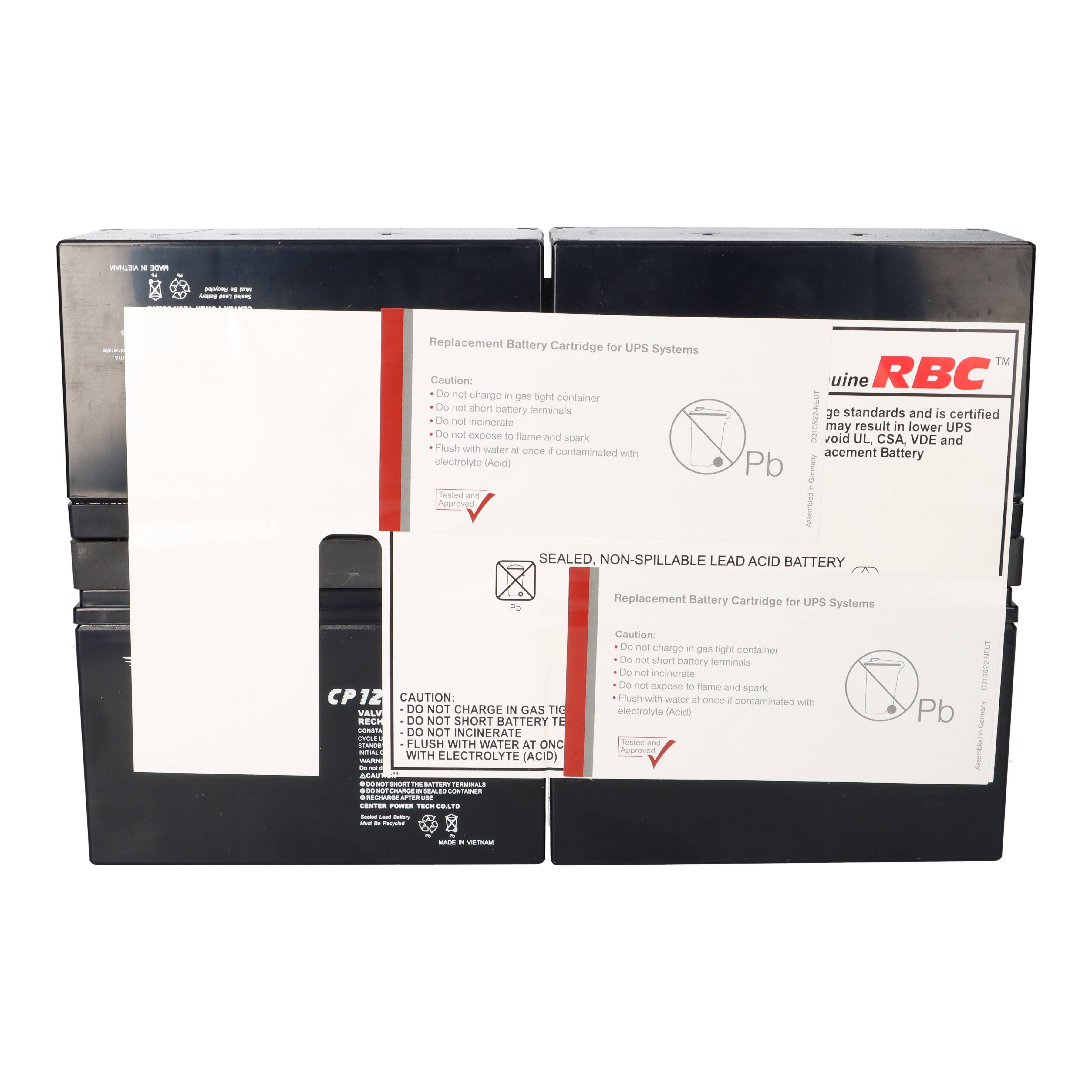 RBC59 Plug-&-Play-Ersatzakku für APC Smart UPS SC 1500