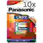 10x Panasonic CR-P2 6V 1400mAh Photo Batterie Lithium
