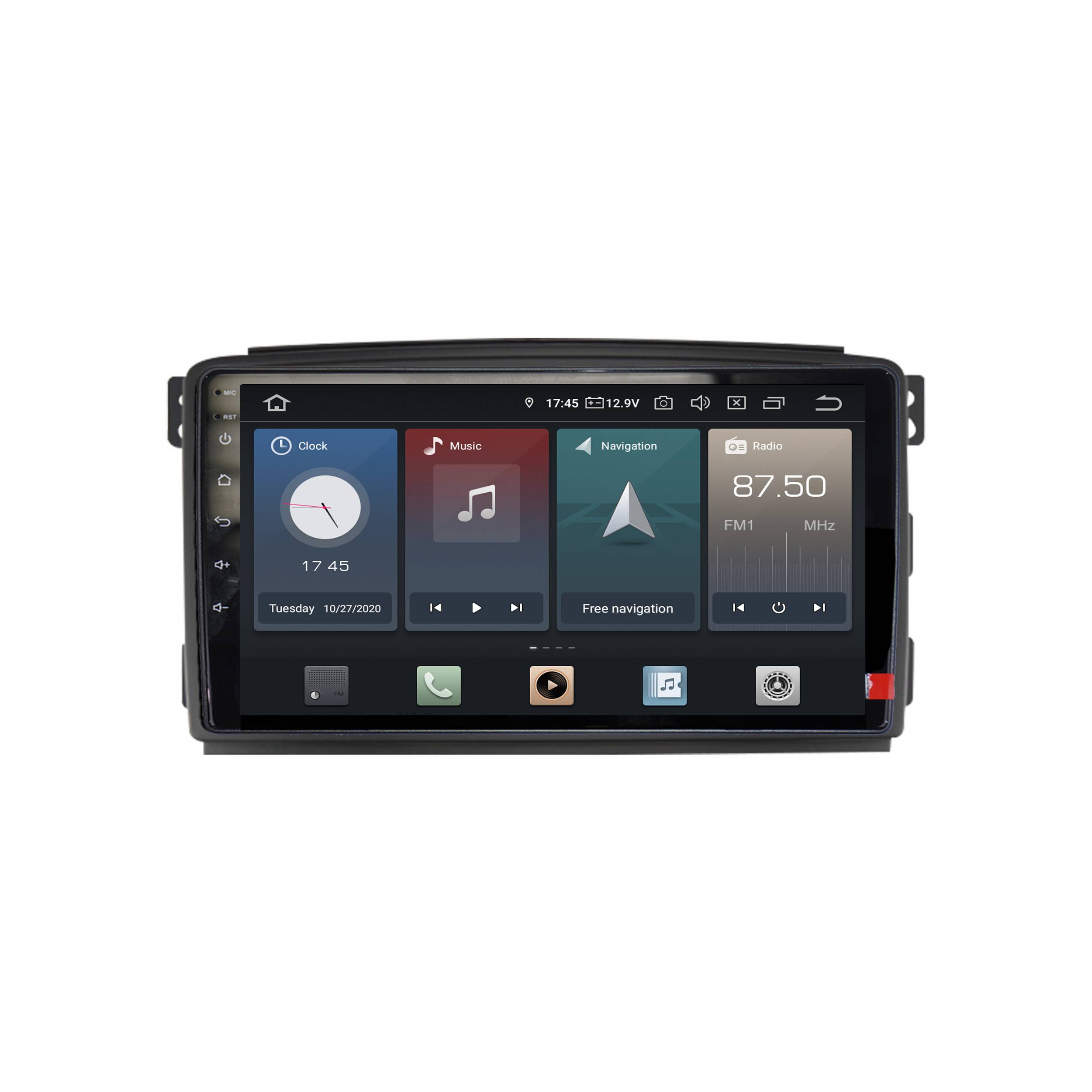 Für Smart Fortwo 451 2005-2010 9" Touchscreen Android Autoradio GPS Navi CarPlay