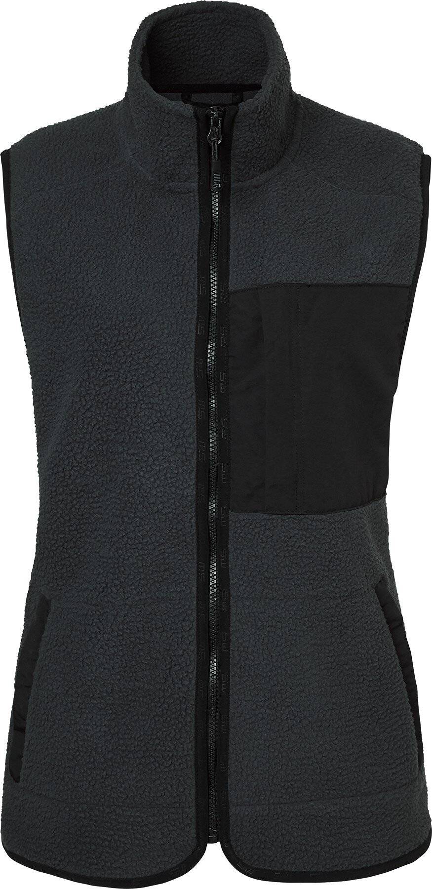 Saga Fleeceweste, Damen, dunkel grau, XL