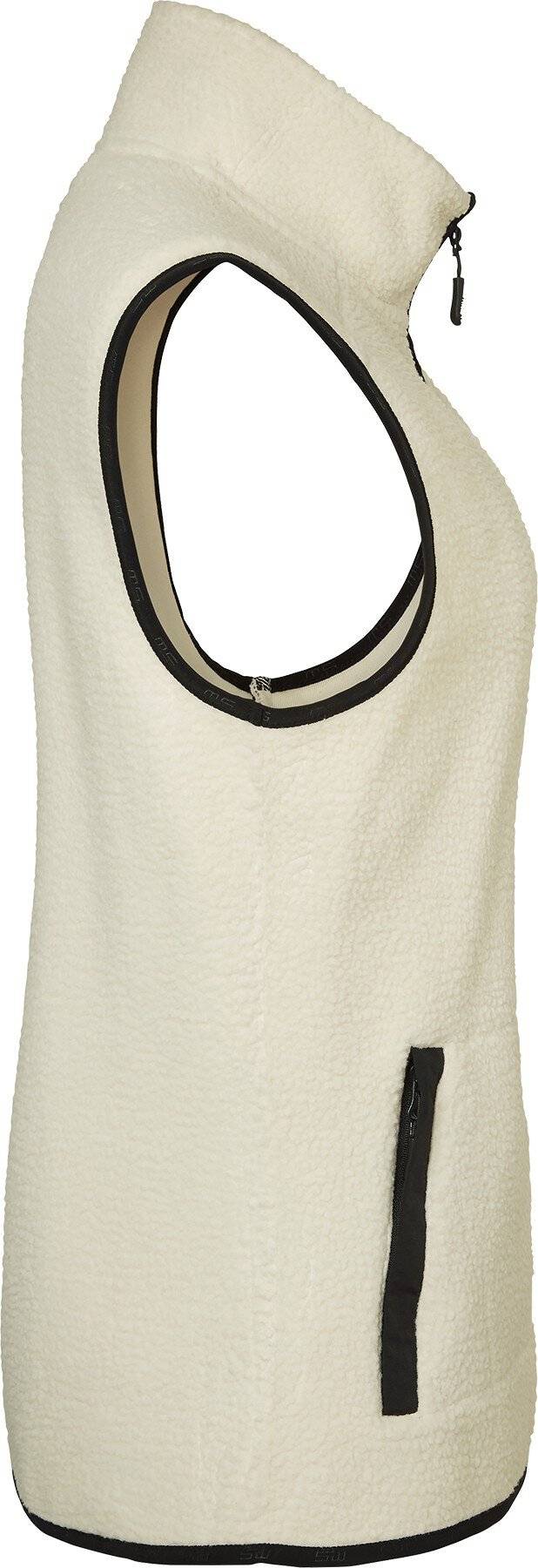 Saga Fleeceweste, Damen, wollweiß, XS