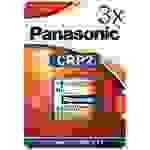 3x Panasonic CR-P2 6V 1400mAh Photo Batterie Lithium