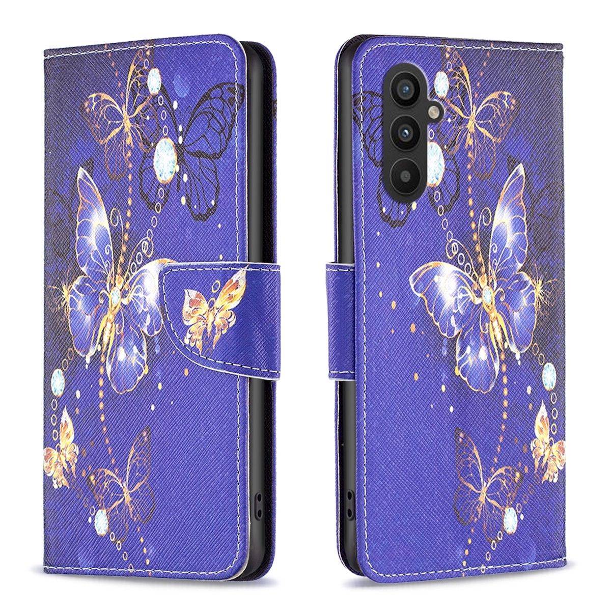 Für Samsung Galaxy A25 Kunstleder Handy Tasche Hülle Book Motiv 4 Case