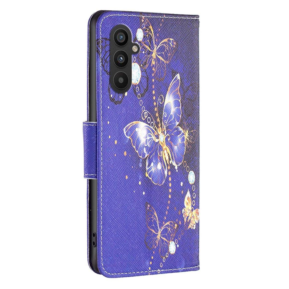 Für Samsung Galaxy A25 Kunstleder Handy Tasche Hülle Book Motiv 4 Case