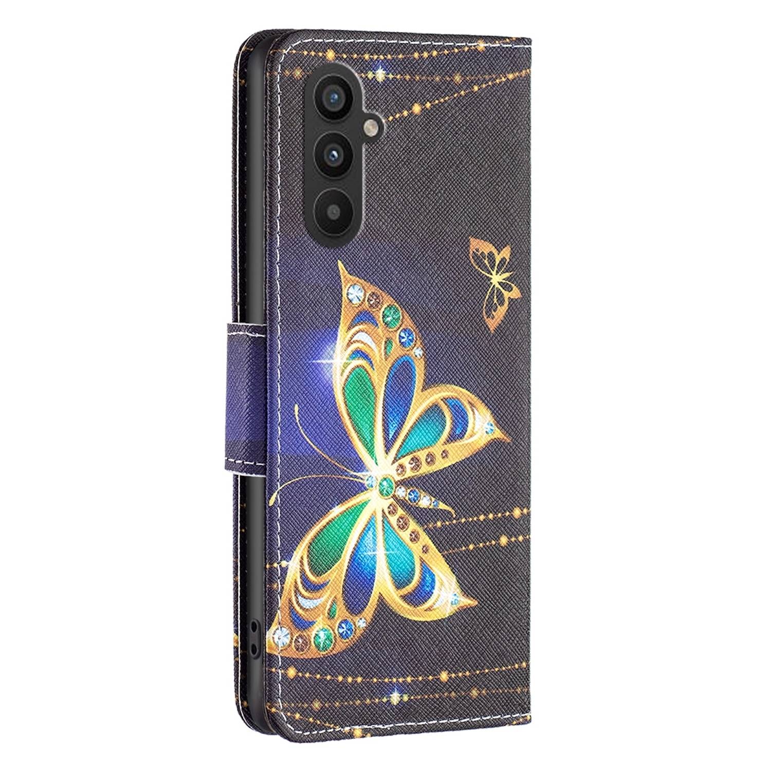 Für Samsung Galaxy A25 Kunstleder Handy Tasche Hülle Book Motiv 5 Case