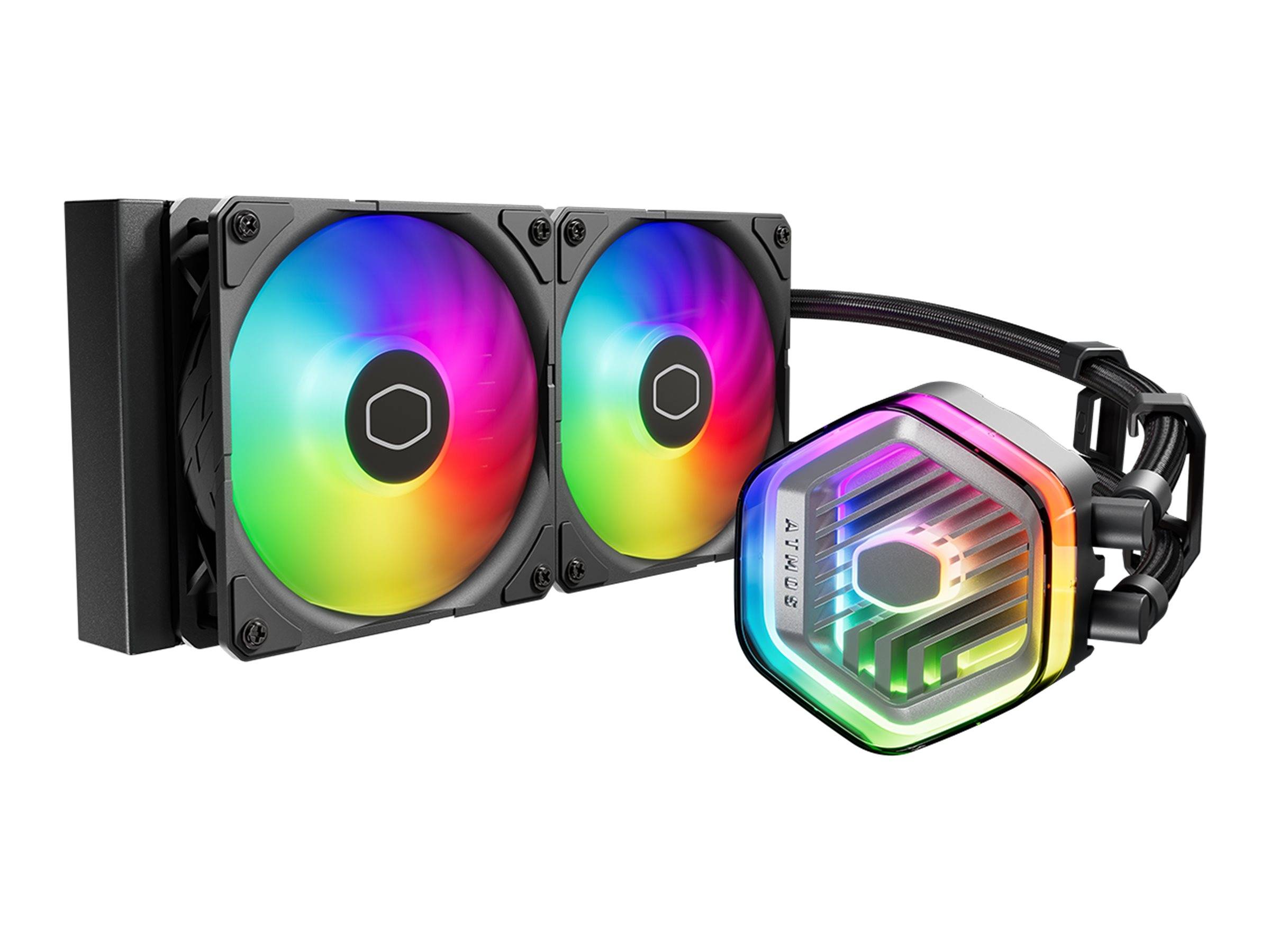 Cooler Master MasterLiquid 240 Atmos ARGB - Prozessor-Flüssigkeitskühlsystem - Kühlergröße: 240 mm - (für: LGA1700, LGA1