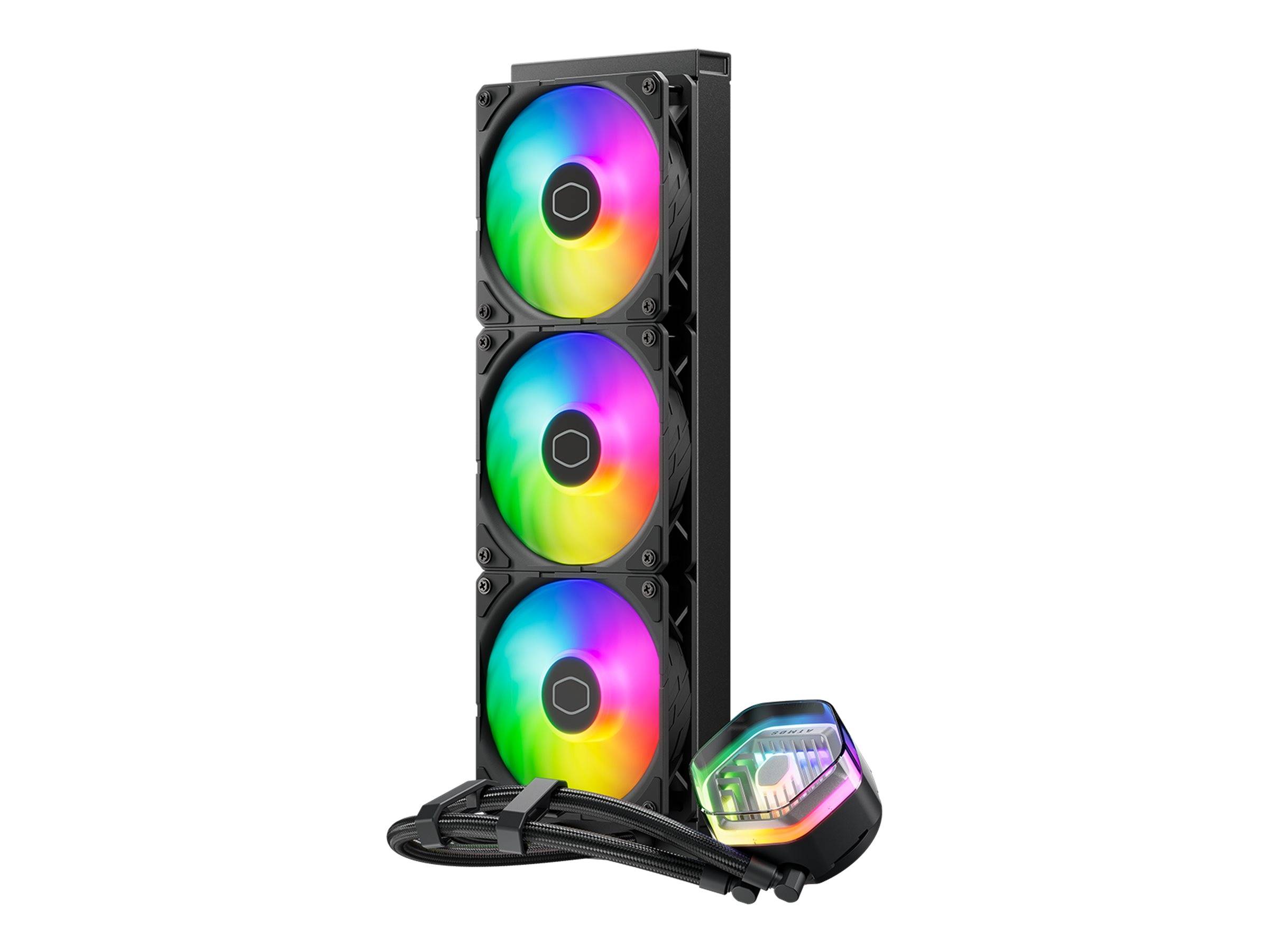 Cooler Master MasterLiquid 360 Atmos ARGB - Prozessor-Flüssigkeitskühlsystem - Kühlergröße: 360 mm - (für: LGA1156, LGA1