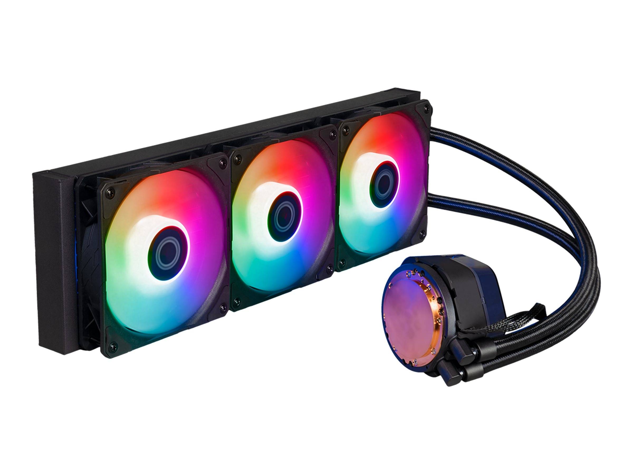 Cooler Master MasterLiquid 360 Atmos ARGB - Prozessor-Flüssigkeitskühlsystem - Kühlergröße: 360 mm - (für: LGA1156, LGA1