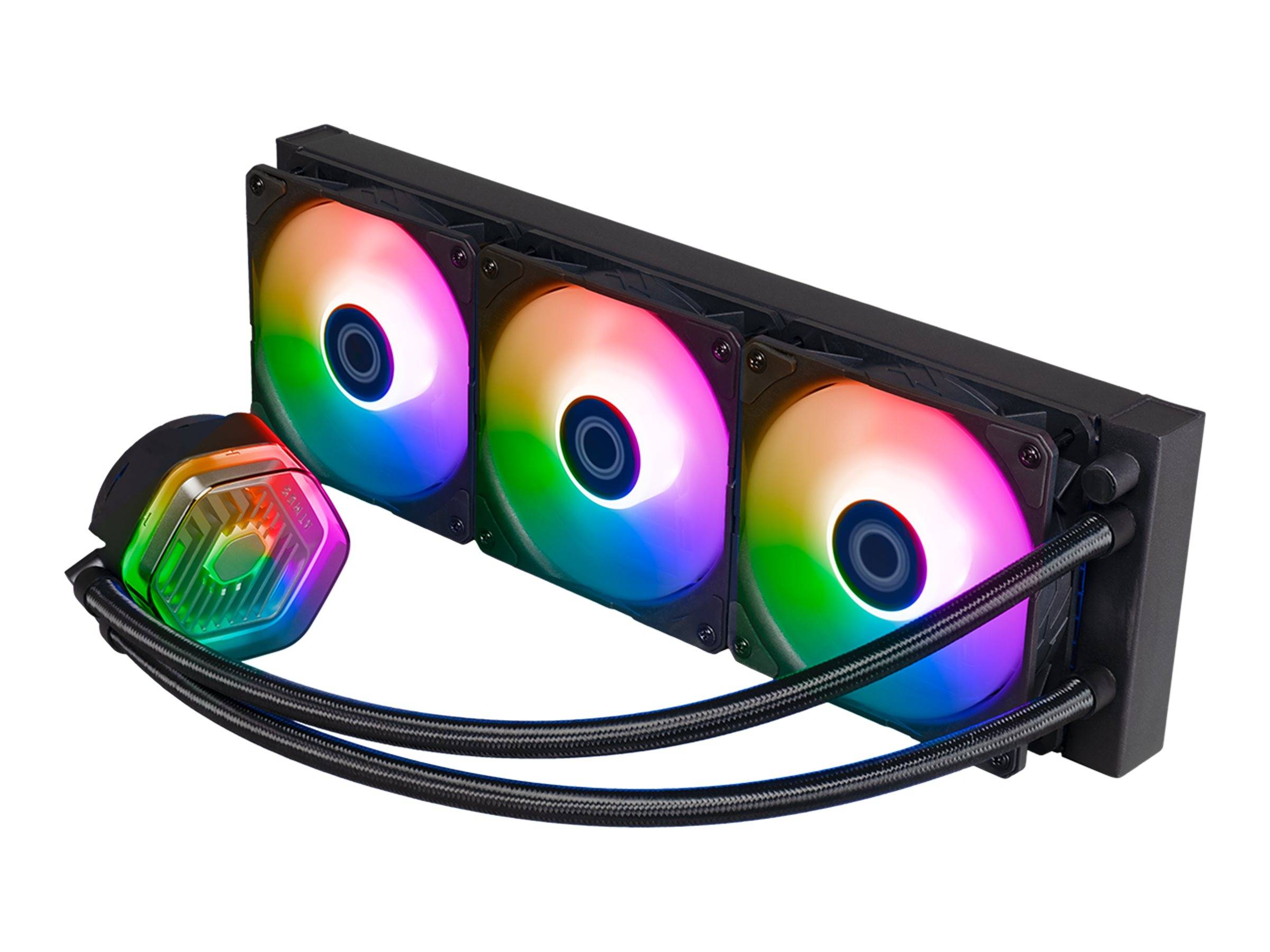 Cooler Master MasterLiquid 360 Atmos ARGB - Prozessor-Flüssigkeitskühlsystem - Kühlergröße: 360 mm - (für: LGA1156, LGA1