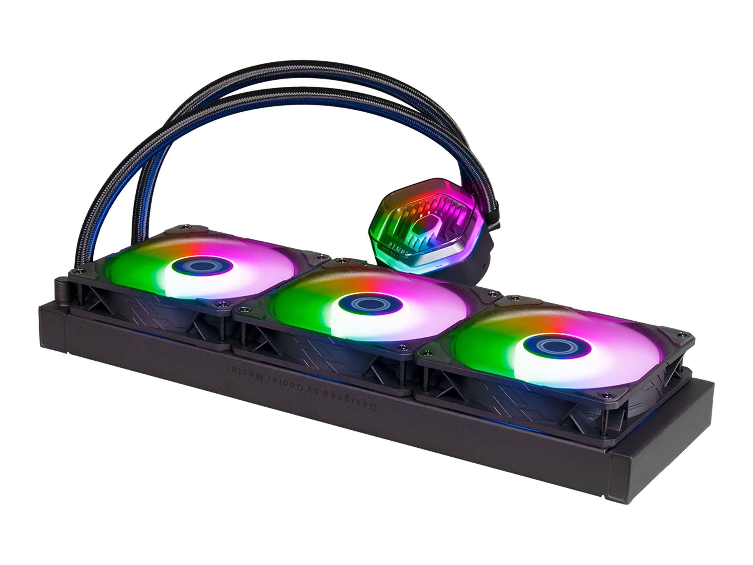 Cooler Master MasterLiquid 360 Atmos ARGB - Prozessor-Flüssigkeitskühlsystem - Kühlergröße: 360 mm - (für: LGA1156, LGA1