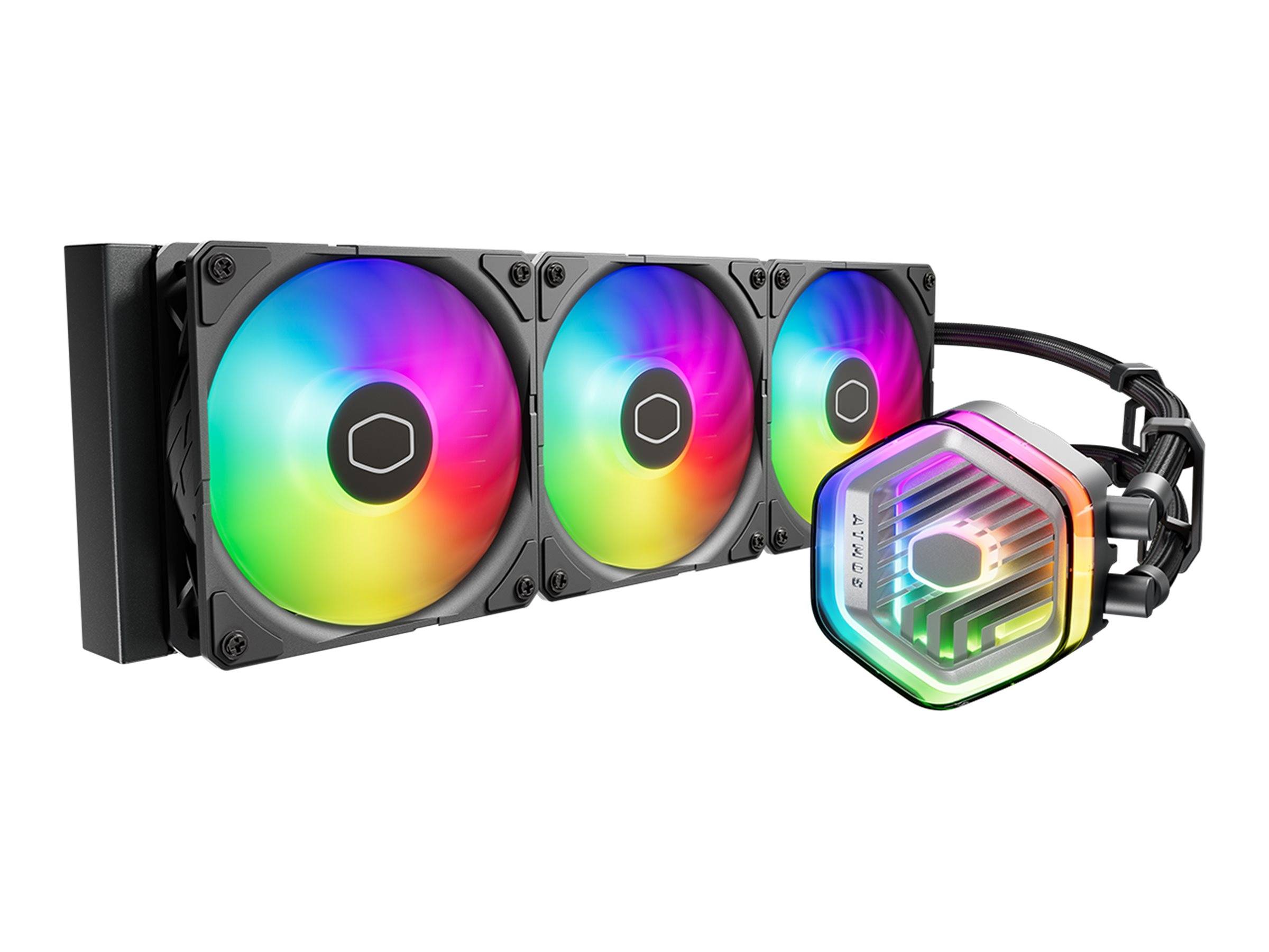 Cooler Master MasterLiquid 360 Atmos ARGB - Prozessor-Flüssigkeitskühlsystem - Kühlergröße: 360 mm - (für: LGA1156, LGA1