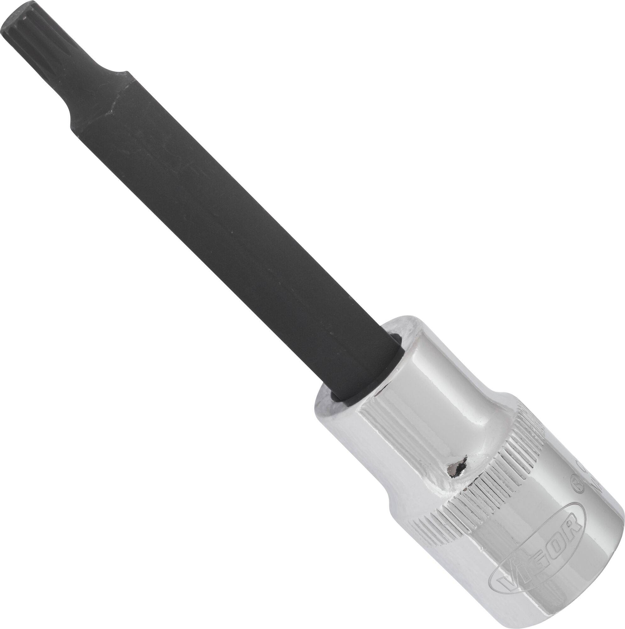 VIGOR Innenvielzahn Schraubendreher-Einsatz (XZN) ∙ V2068 ∙ Vierkant hohl 12,5 mm (1/2 Zoll) ∙ Innen Vielzahn Profil XZN