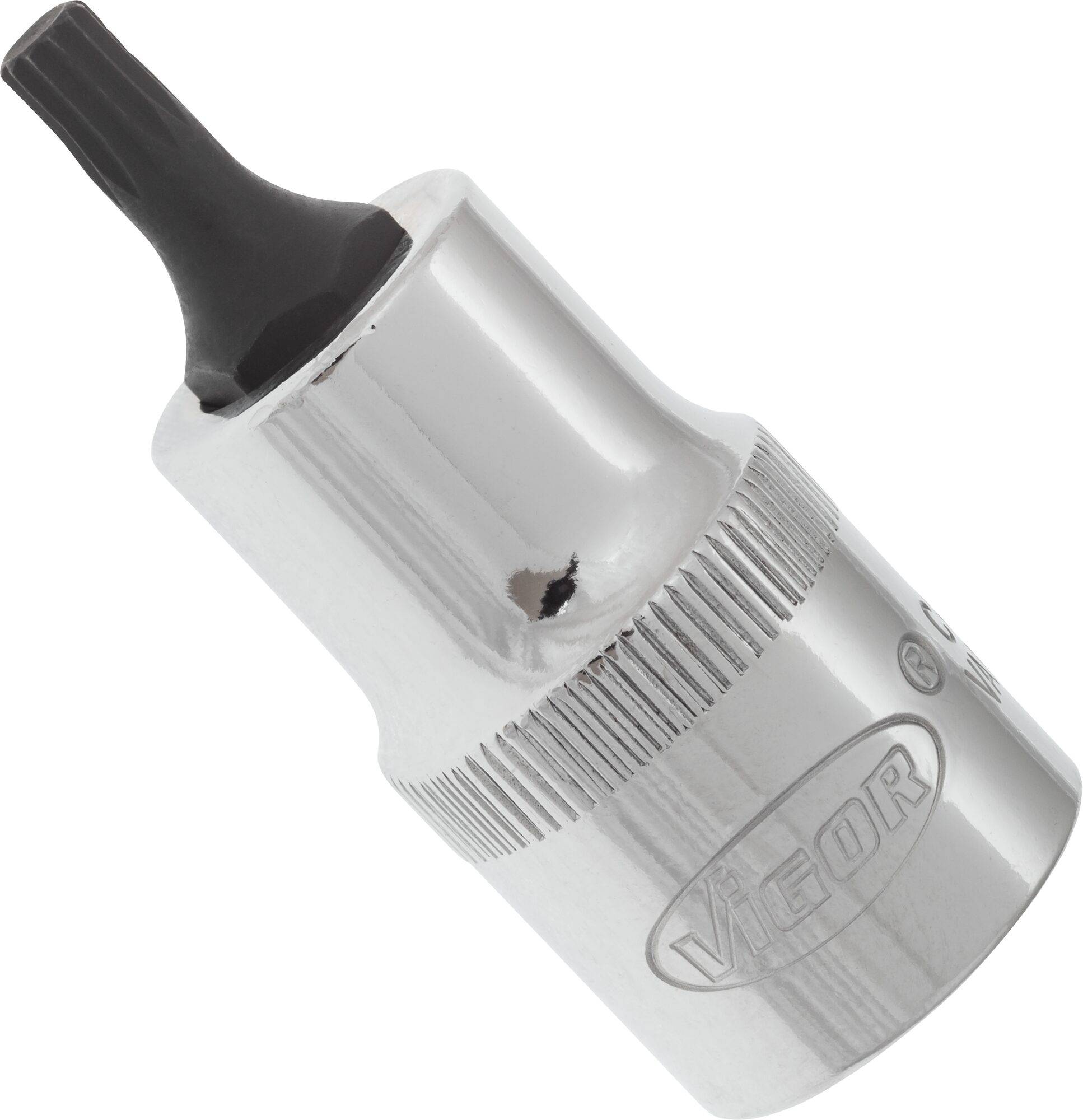 VIGOR Innenvielzahn Schraubendreher-Einsatz (XZN) ∙ V2094 ∙ Vierkant hohl 12,5 mm (1/2 Zoll) ∙ Innen Vielzahn Profil XZN