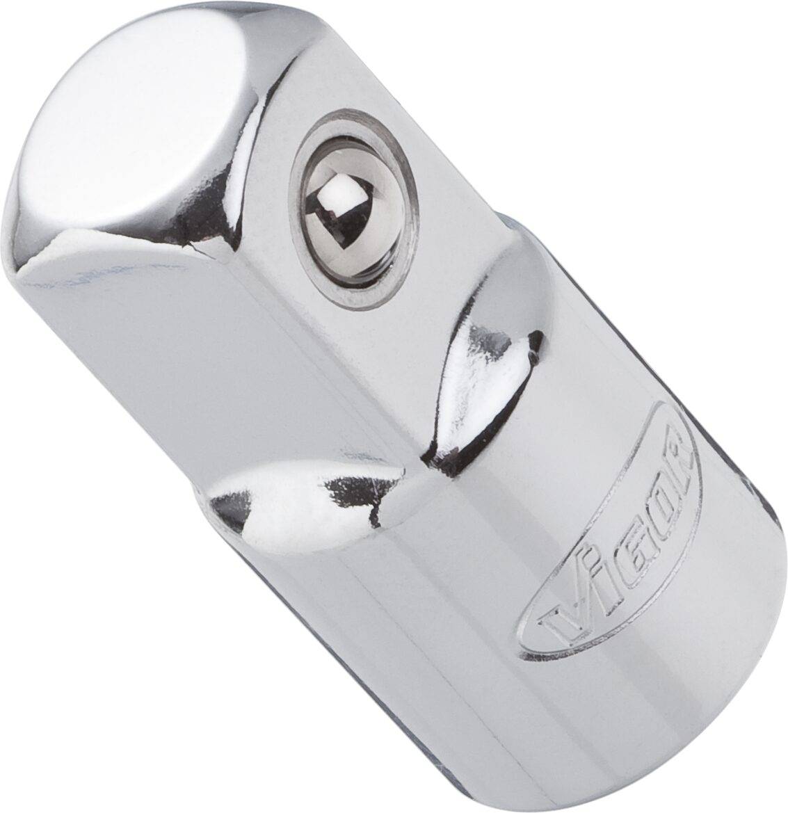 VIGOR Adapter ∙ V2014 ∙ Vierkant hohl 6,3 mm (1/4 Zoll) ∙ Vierkant massiv 10 mm (3/8 Zoll) ∙ 26 mm