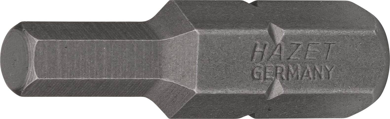HAZET Bit 2206-5 ∙ Sechskant massiv 8 (5/16 Zoll) ∙ Innen Sechskant Profil ∙ 5 mm