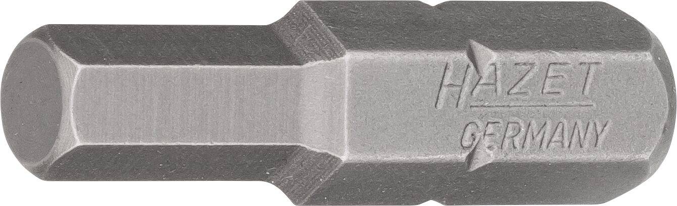 HAZET Bit 2206-6 ∙ Sechskant massiv 8 (5/16 Zoll) ∙ Innen Sechskant Profil ∙ 6 mm
