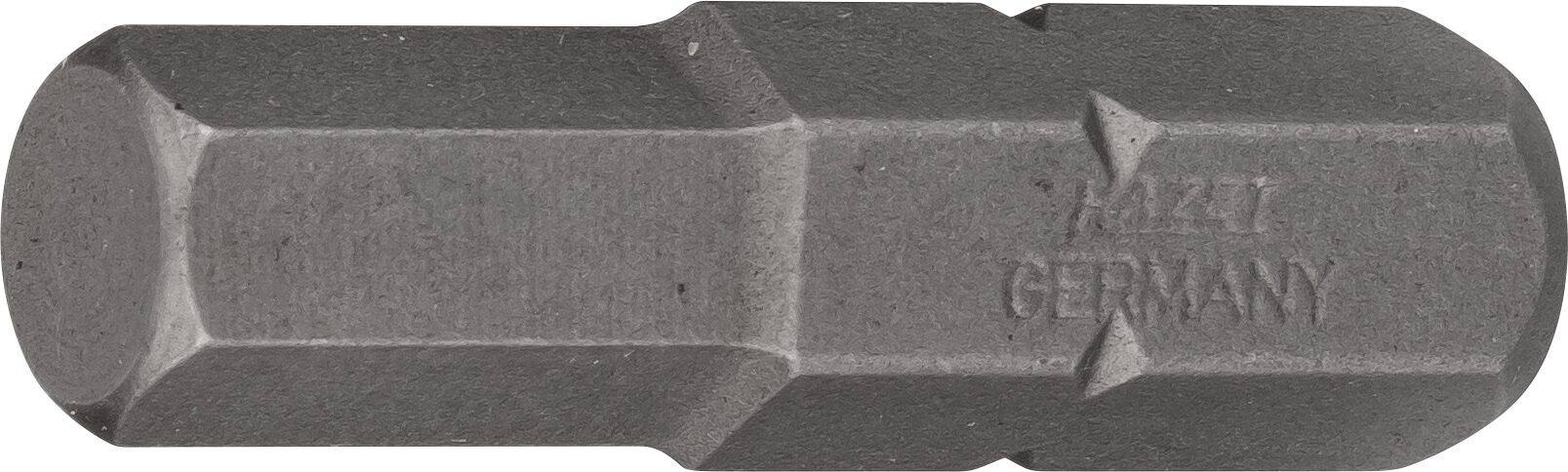 HAZET Bit 2206-7 ∙ Sechskant massiv 8 (5/16 Zoll) ∙ Innen Sechskant Profil ∙ 7 mm