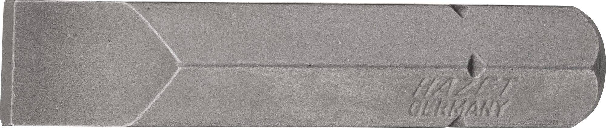 HAZET Bit 2210-12 ∙ Sechskant massiv 8 (5/16 Zoll) ∙ Schlitz Profil ∙ 1.6 x 8 mm