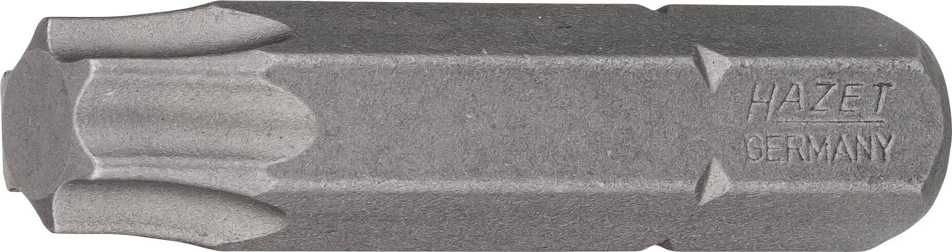 HAZET Bit 2224-T45 ∙ Sechskant massiv 8 (5/16 Zoll) ∙ Innen TORX® Profil ∙ T45