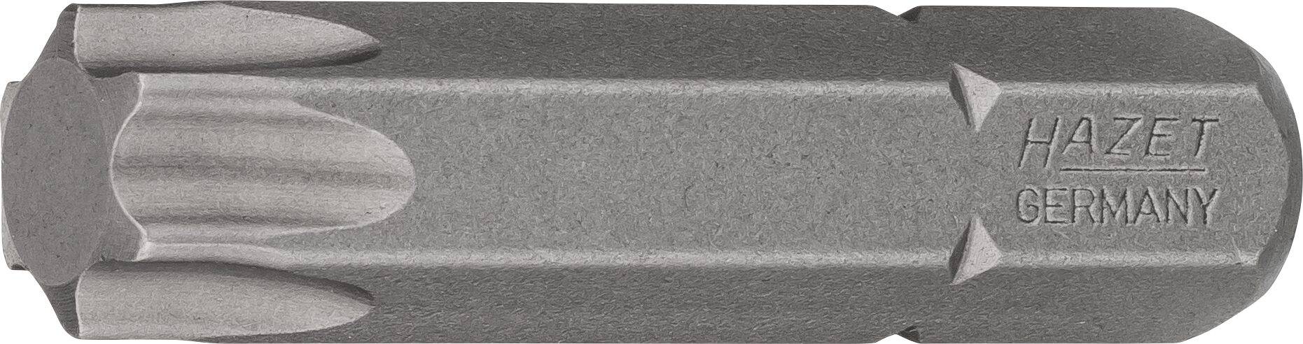 HAZET Bit 2224-T50 ∙ Sechskant massiv 8 (5/16 Zoll) ∙ Innen TORX® Profil ∙ T50