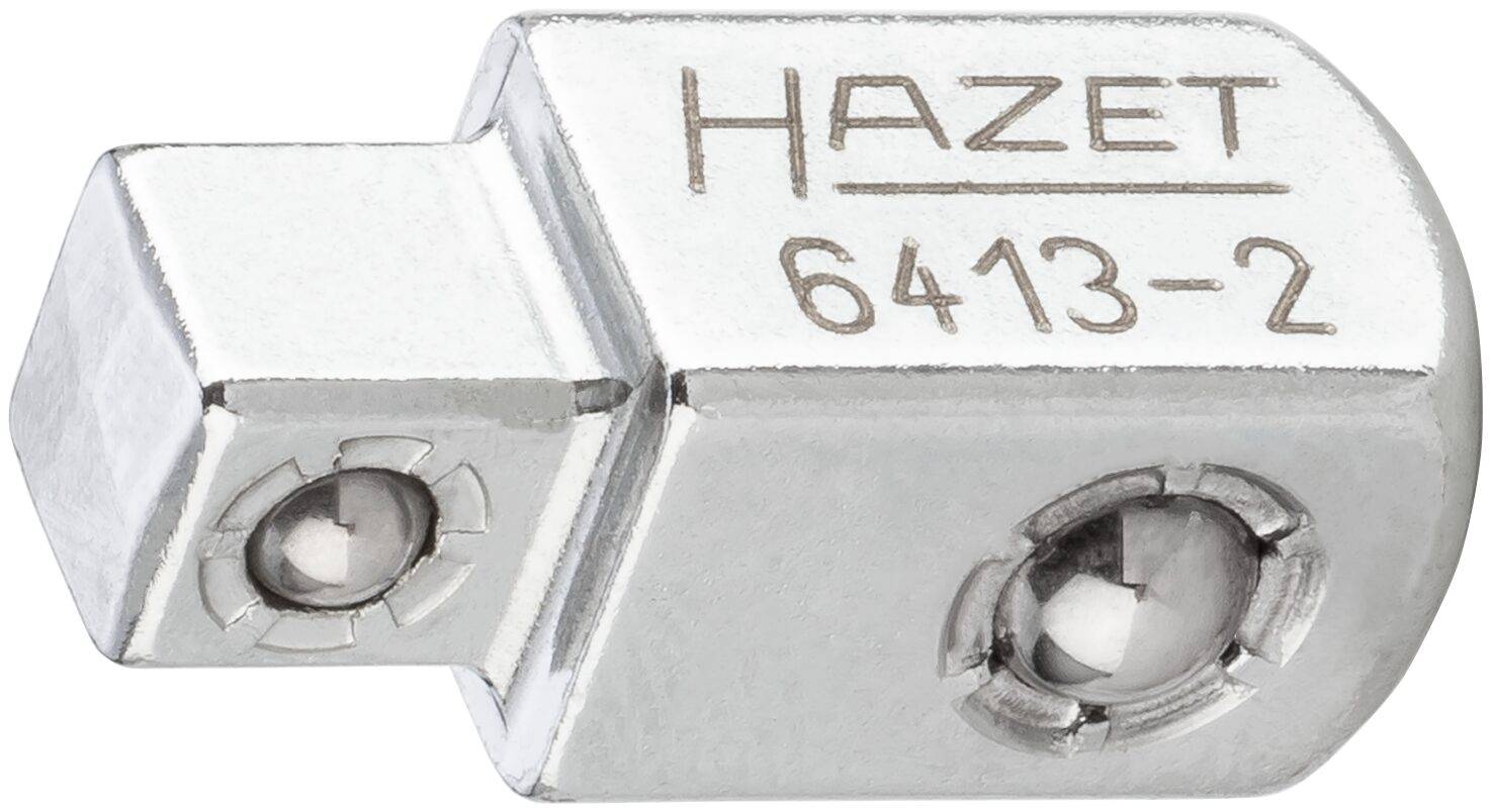 HAZET Durchsteck-Vierkant 6413-2 ∙ Vierkant massiv 10 mm (3/8 Zoll) ∙ Vierkant massiv 6,3 mm (1/4 Zoll)