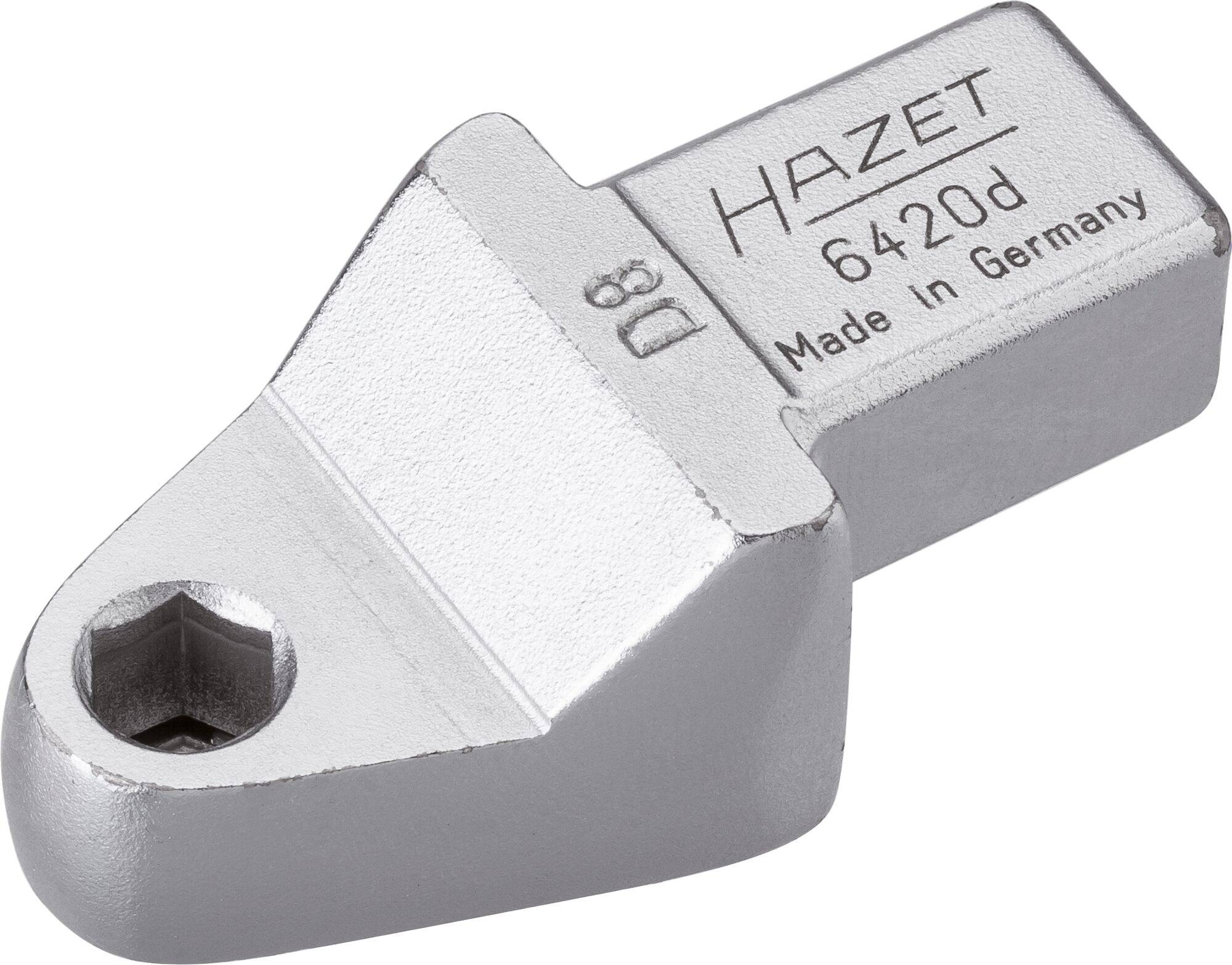HAZET Einsteck-Halter für Bits 6420D ∙ Einsteck-Vierkant 14 x 18 mm ∙ Sechskant hohl 8 mm (5/16 Zoll)