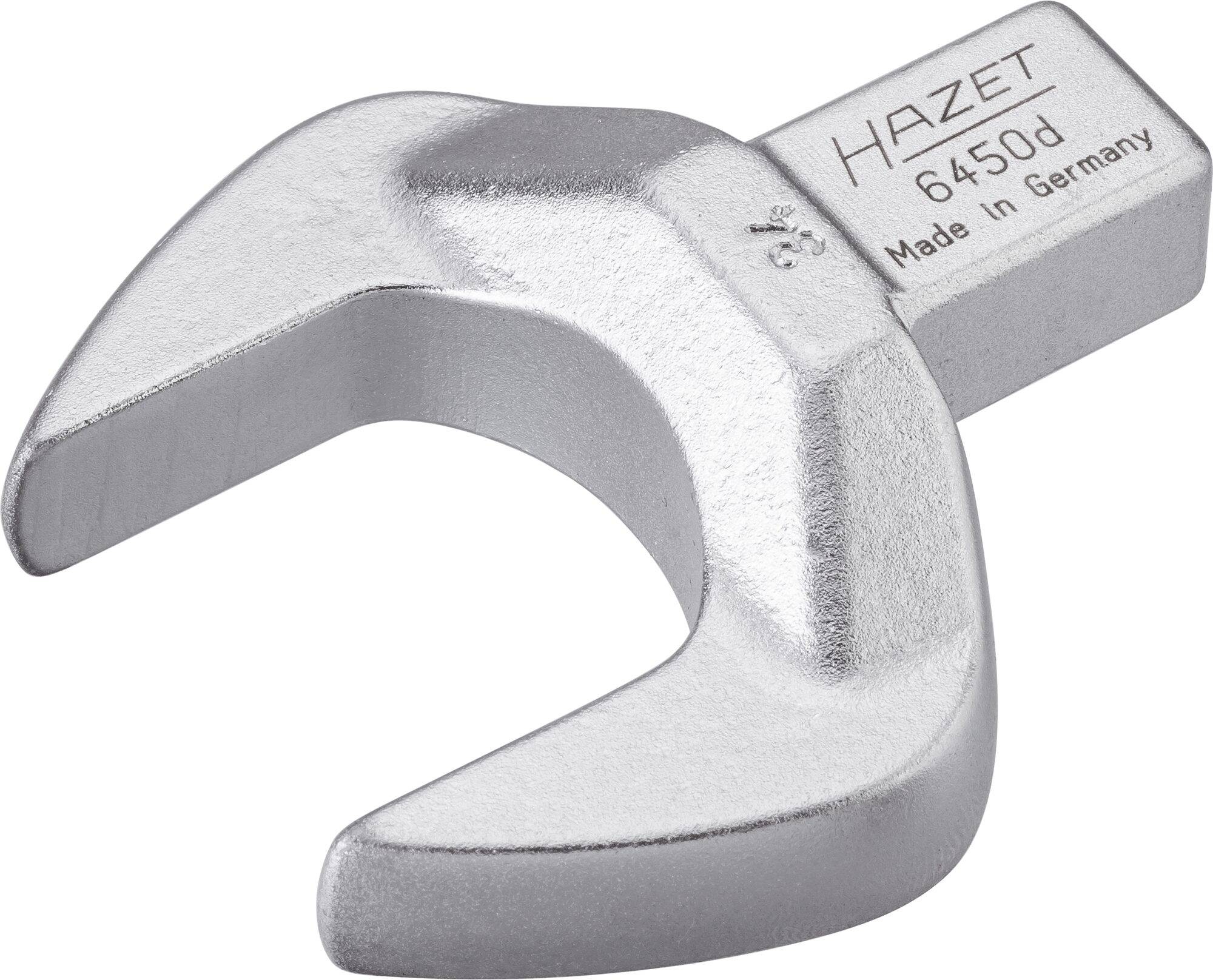 HAZET Einsteck-Maulschlüssel 6450D-34 ∙ Einsteck-Vierkant 14 x 18 mm ∙ Außen Sechskant Profil ∙ 34 mm