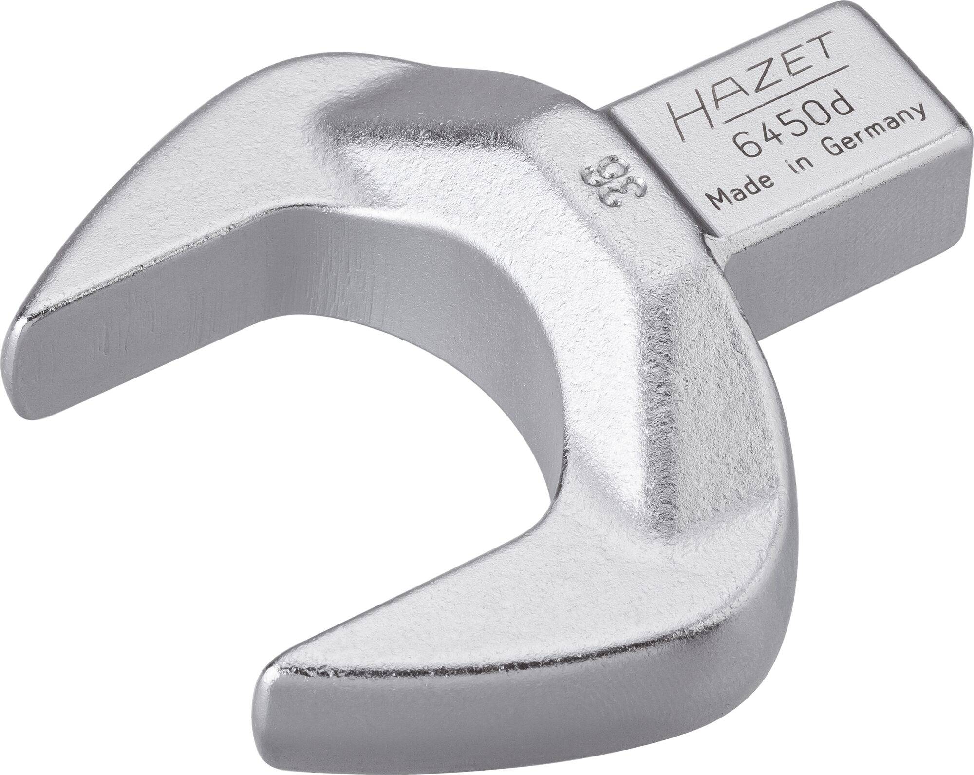 HAZET Einsteck-Maulschlüssel 6450D-36 ∙ Einsteck-Vierkant 14 x 18 mm ∙ Außen Sechskant Profil ∙ 36 mm