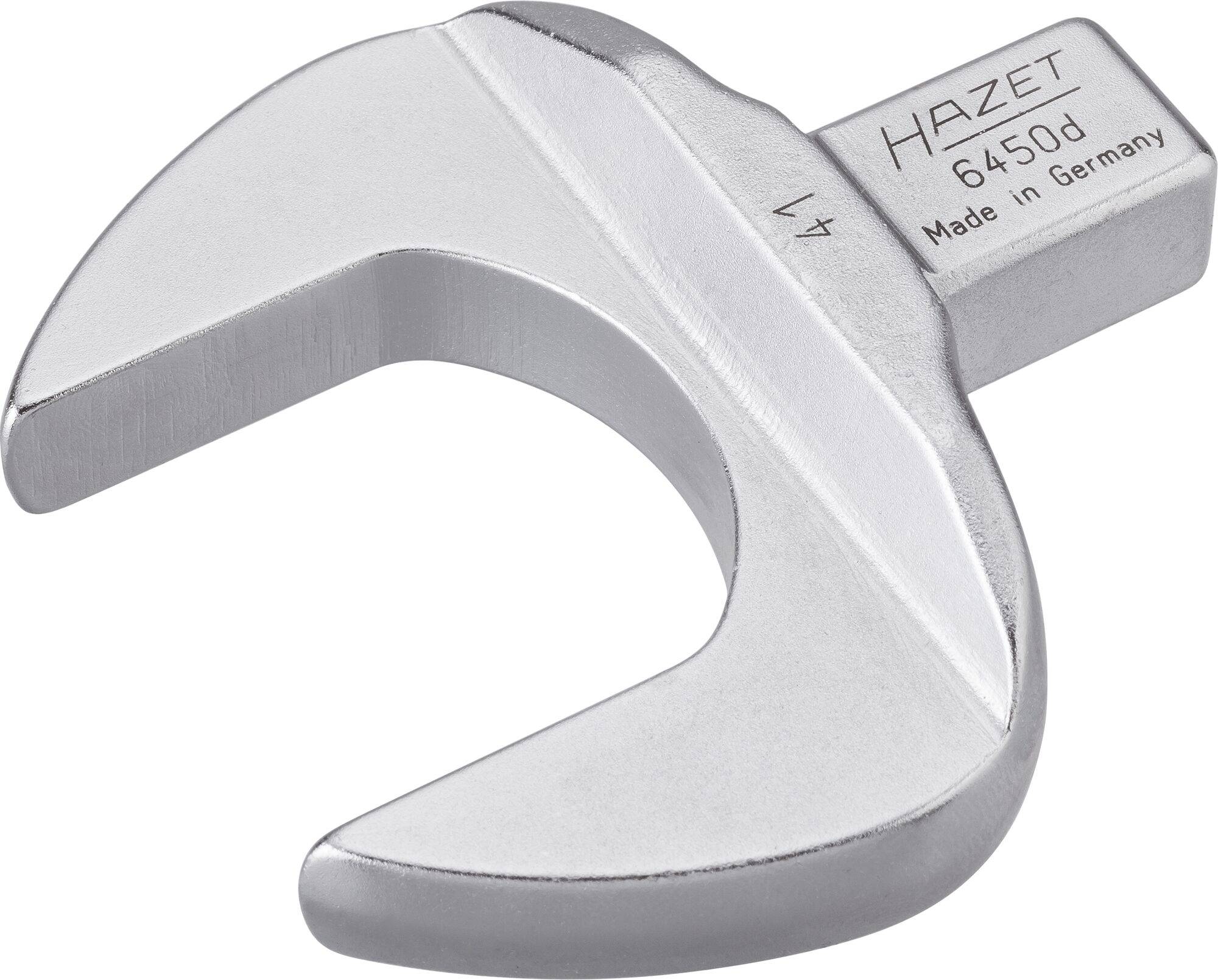 HAZET Einsteck-Maulschlüssel 6450D-41 ∙ Einsteck-Vierkant 14 x 18 mm ∙ Außen Sechskant Profil ∙ 41 mm