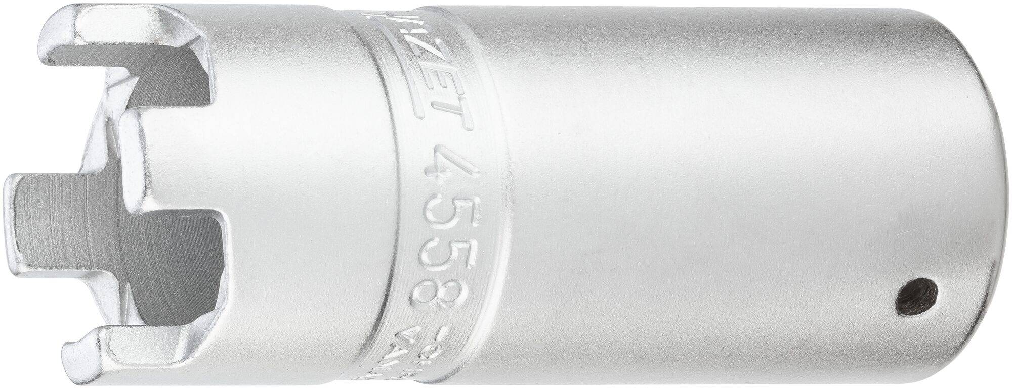 HAZET Druckmutter-Zapfenschlüssel 4558 ∙ Vierkant hohl 12,5 mm (1/2 Zoll) ∙ 28.4 mm
