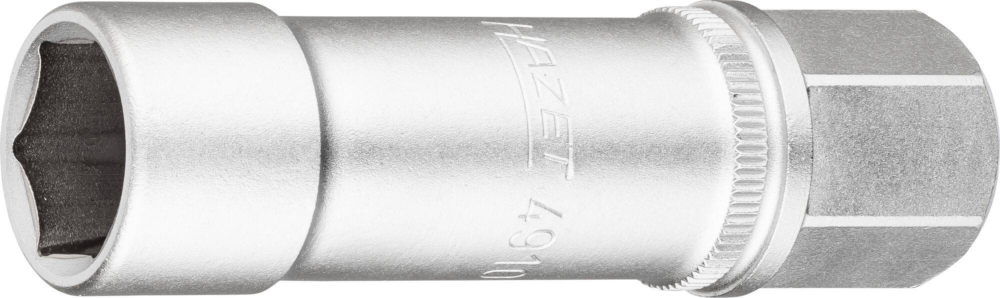 HAZET Steckschlüsseleinsatz ∙ Sechskant 4910-17 ∙ Außen Sechskant Profil ∙ 17 mm
