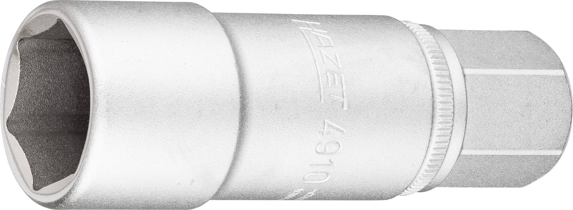HAZET Steckschlüsseleinsatz ∙ Sechskant 4910-22 ∙ Außen Sechskant Profil ∙ 22 mm
